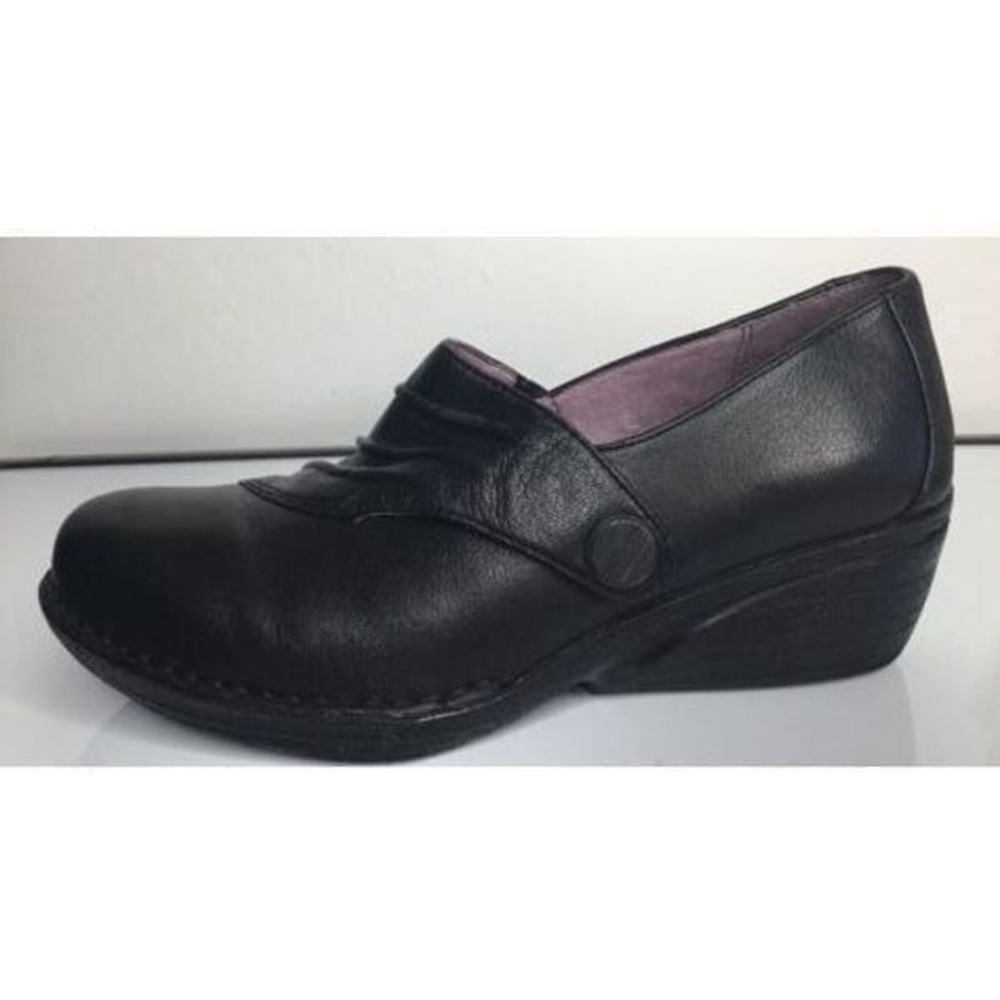 Dansko Women's 7,5-8 Professional Clogs Shoes Patent Leather‎ Slip-On  38